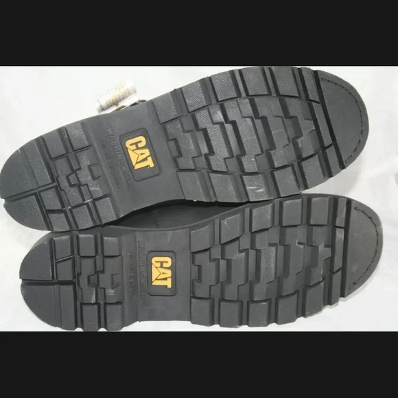 CAT Caterpillar colorado - Men's leather Boots winter boots black - Picture 6 of 12
